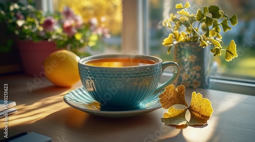Ginkgo and Lemon Tea for Focused Study Sessions