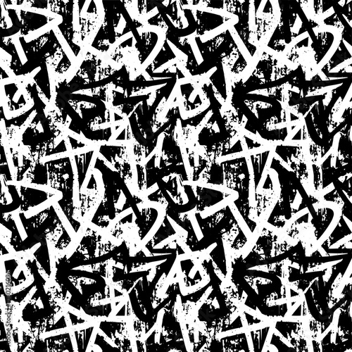 lettering pattern illustration black and white background	