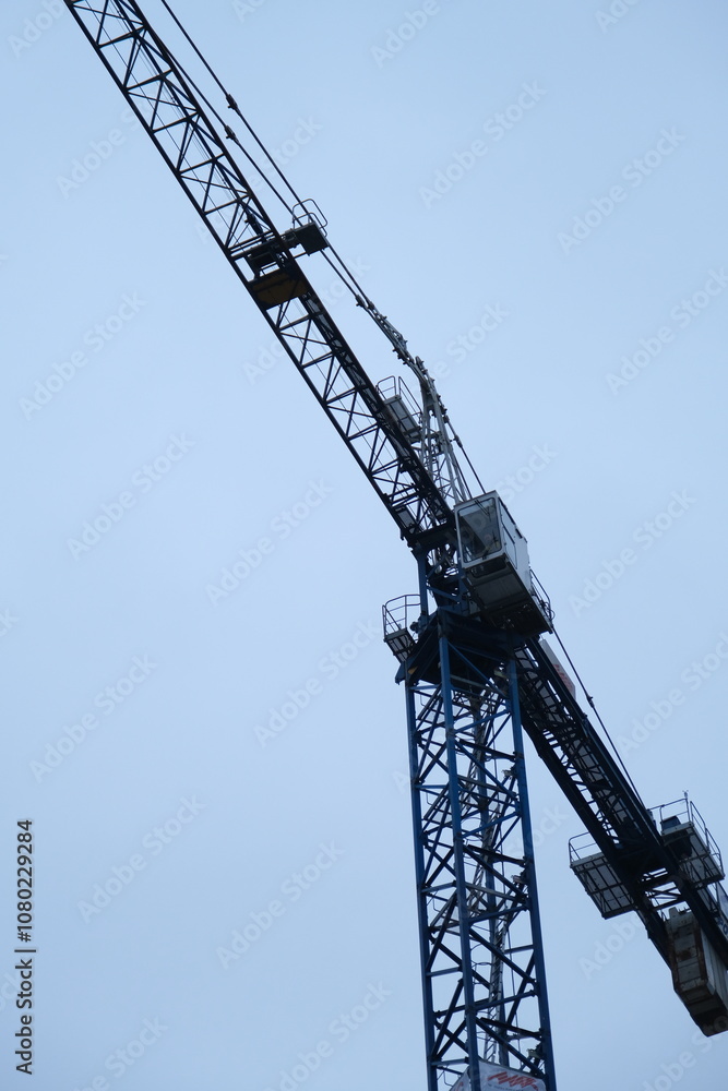 High-rise cranes are working on the new budylway. High-rise cranes are working on the new budylway.