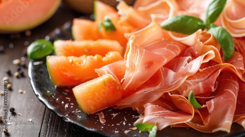 A Delicious Platter of Melon and Prosciutto for Summer Gatherings