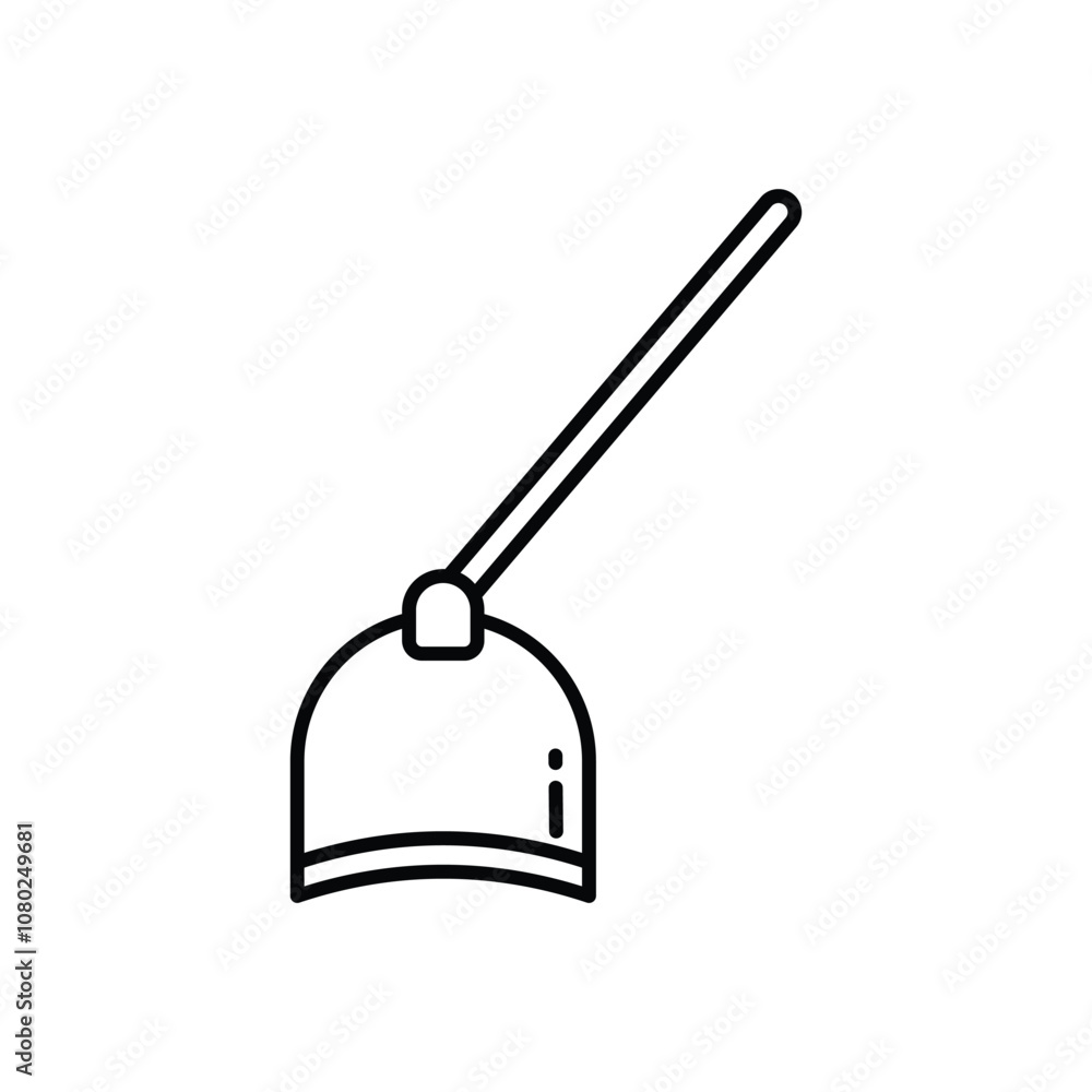 Hoe vector icon stock illustration Hoe vector icon stock illustration