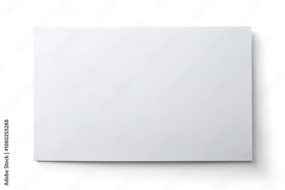 Blank White Card. Blank White Card.