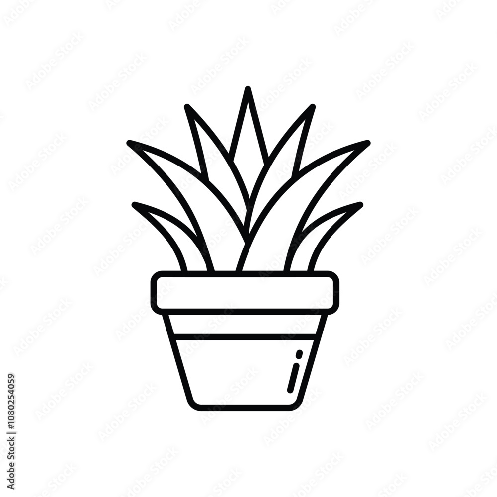 Plant vector icon stock illustration Plant vector icon stock illustration