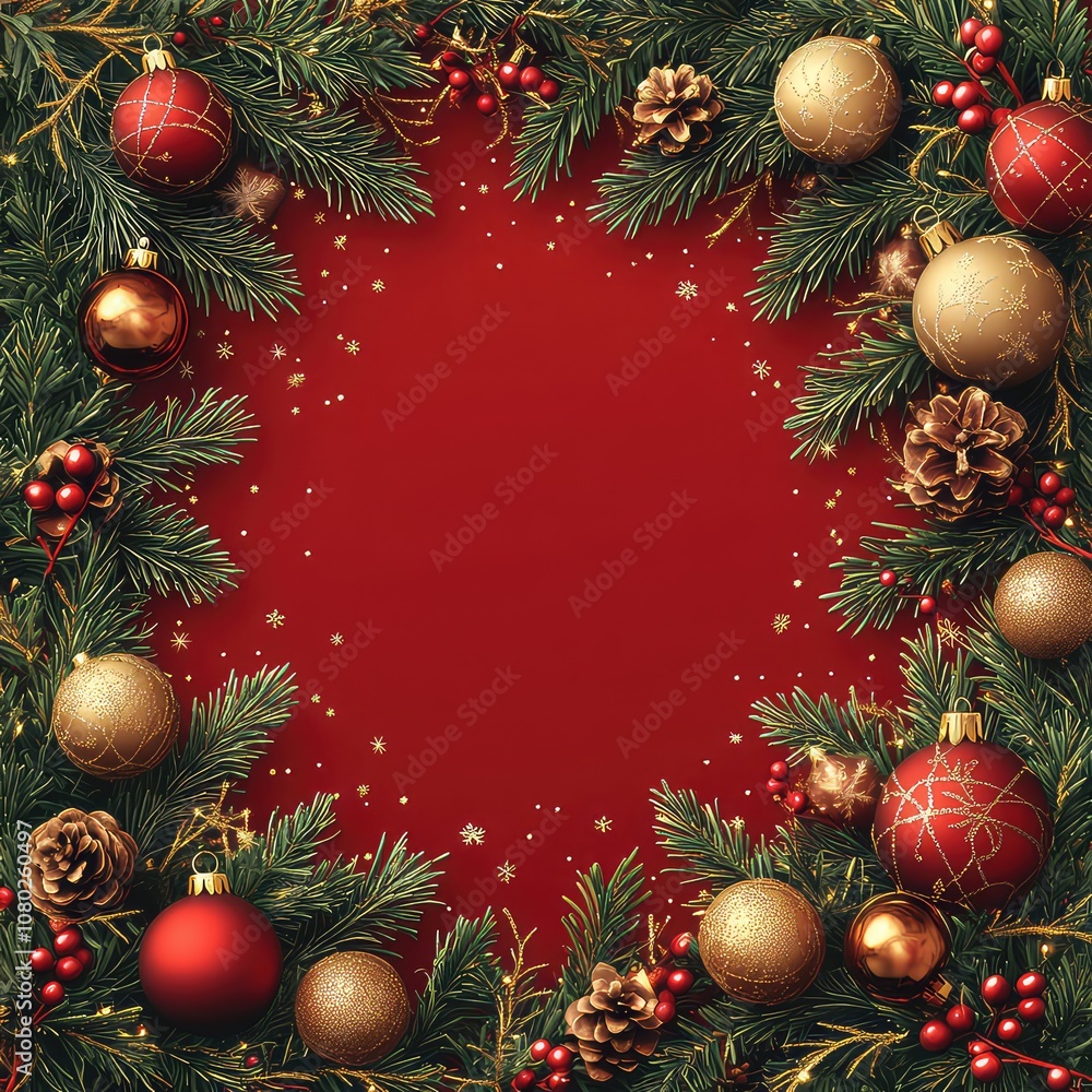Christmas Greeting Card Design For Social Media, Generative AI Christmas Greeting Card Design For Social Media, Generative AI