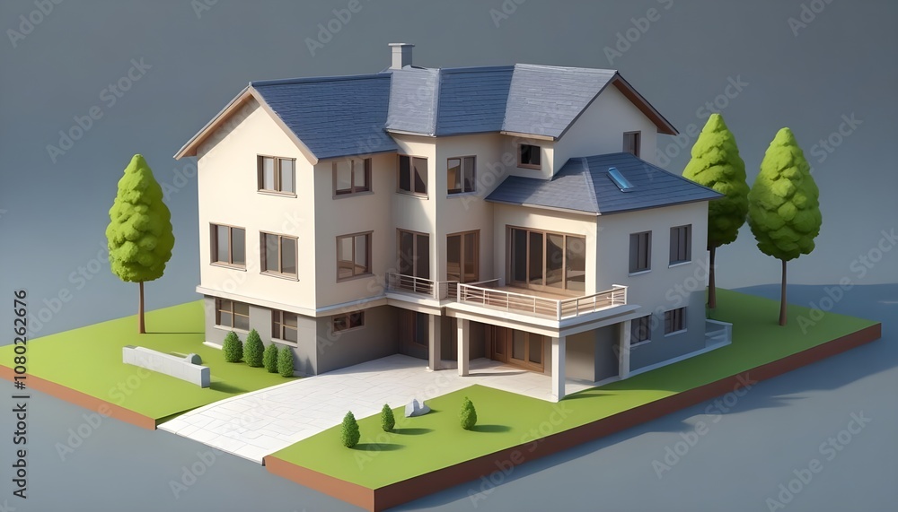 3d render of a house 3d render of a house