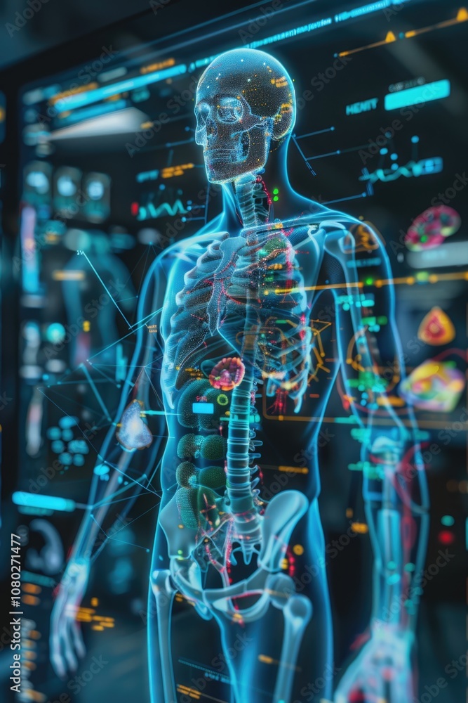 A digital representation of the human body A digital representation of the human body