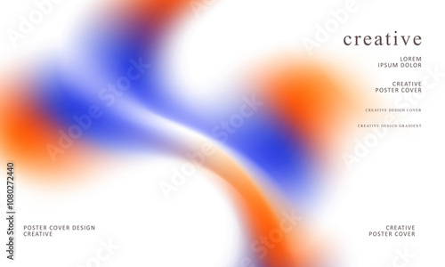 fluid gradient background. gradient mesh design