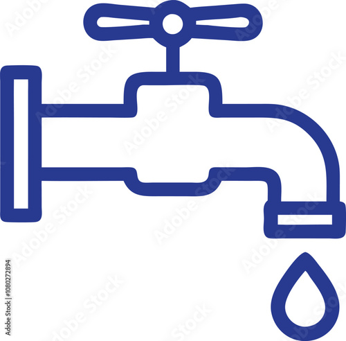 Water tap icon
