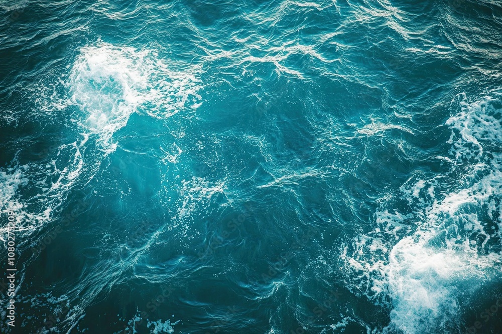 Beautiful abstract background of blue water with waves and splashes. Dark sea or ocean texture. Beautiful abstract background of blue water with waves and splashes. Dark sea or ocean texture.