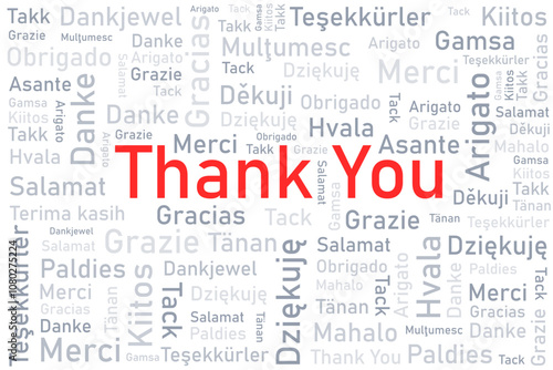 Thank you languages colorful concept design. Thank you phrase world design.