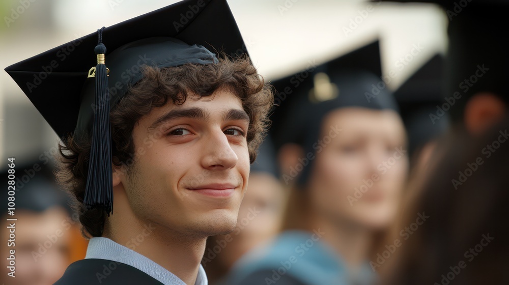 Fototapeta premium Student loan forgiveness options, reducing the burden of education costs