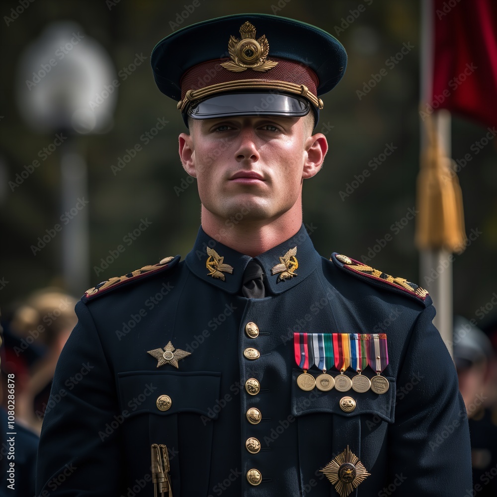 guard of the military officer in uniform guard of the military officer in uniform