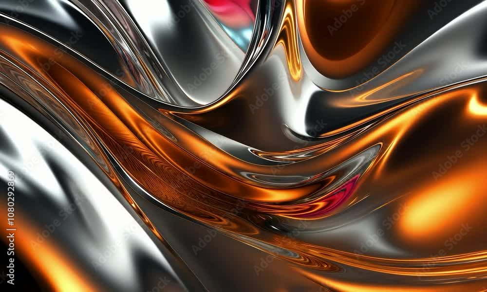 a colorful and abstract design in a glass casket, in the style of fluid blending forms, smooth surface, rendered in cinema4d, flowing draperies, orange and blue, focus stacking, sleek metallic finish a colorful and abstract design in a glass casket, in the style of fluid blending forms, smooth surface, rendered in cinema4d, flowing draperies, orange and blue, focus stacking, sleek metallic finish