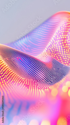 Wallpaper Mural Abstract, vibrant swirl of light and particles in purple and blue hues, resembling a cosmic or magical scene with a dreamy, energetic atmosphere. Torontodigital.ca