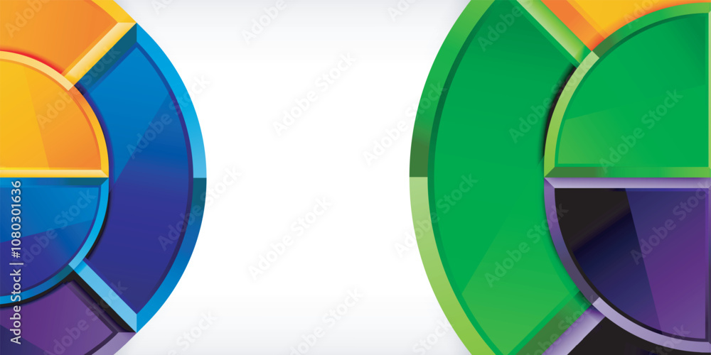 Glossy circles geometric background. Vector Illustration For Wallpaper, Banner, Background, Card, Book Illustration, landing page Glossy circles geometric background. Vector Illustration For Wallpaper, Banner, Background, Card, Book Illustration, landing page