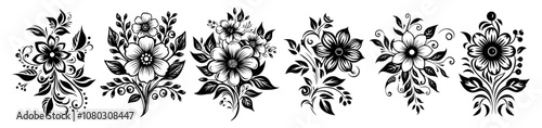 flower vector illustration decoration nature plant