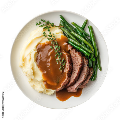 Delicious Plate of Roast Be...