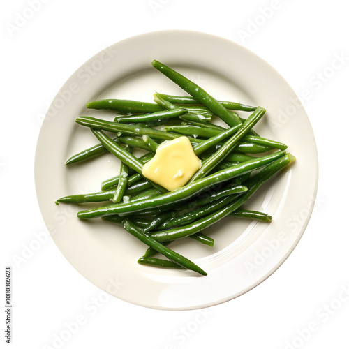 Delicious Plate of Green Be...