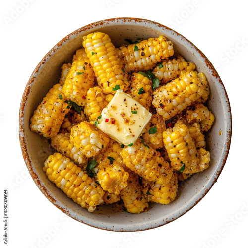 Delicious Bowl of Corn with...