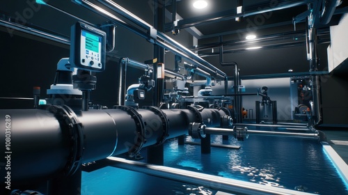 Wallpaper Mural Industrial Water Treatment Facility Torontodigital.ca