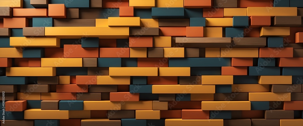 abstract wall art with colorful blocks pattern abstract wall art with colorful blocks pattern