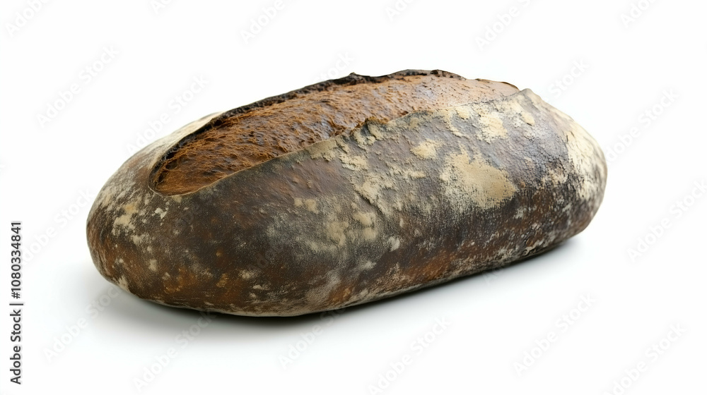 A whole loaf of artisan sourdough bread featuring a rustic, golden-brown crust with textured patterns. The bread’s natural and hearty appearance highlights its traditional and handcrafted baking style A whole loaf of artisan sourdough bread featuring a rustic, golden-brown crust with textured patterns. The bread’s natural and hearty appearance highlights its traditional and handcrafted baking style