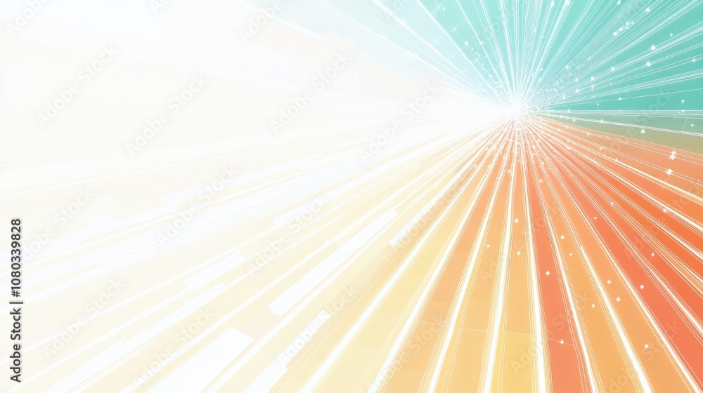 Abstract light rays in vibrant colors showcasing a dynamic and energetic backdrop, ideal for creative projects, technology themes, or modern design concepts. Abstract light rays in vibrant colors showcasing a dynamic and energetic backdrop, ideal for creative projects, technology themes, or modern design concepts.