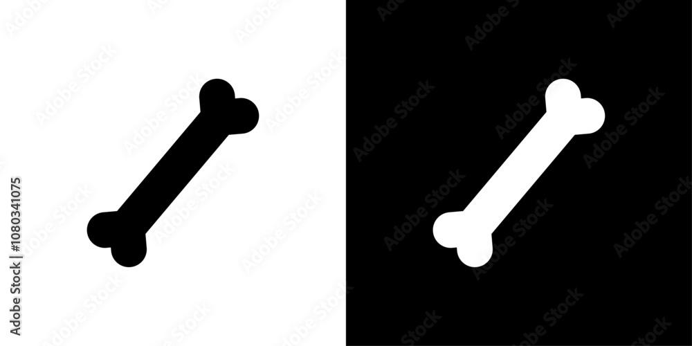 Dog bone icon Outline sign symbol set Dog bone icon Outline sign symbol set