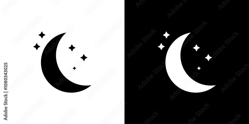 moon outline icon Outline sign symbol set moon outline icon Outline sign symbol set