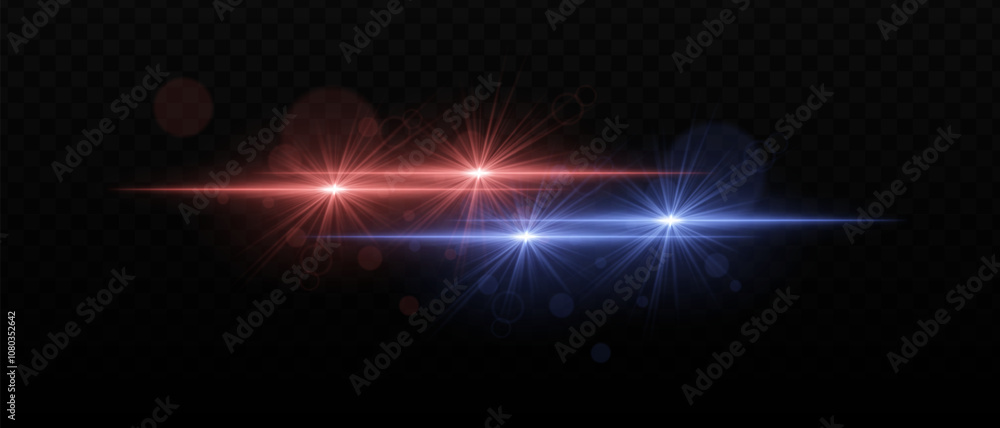 Green and orange light beams with radiant star-like glare and soft bokeh effects. Bright points of light and glow on a dark background, creating a layered lighting effect Green and orange light beams with radiant star-like glare and soft bokeh effects. Bright points of light and glow on a dark background, creating a layered lighting effect