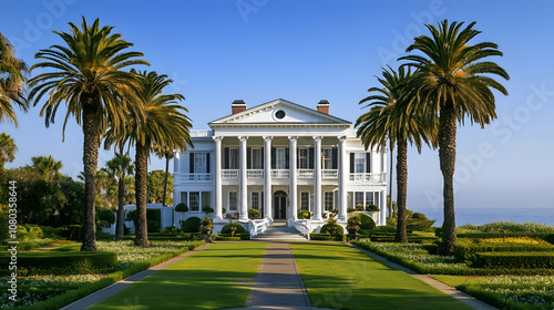 Historic Key West plantation with private coral reef and tropical gardens, restored Florida Keys estate photo