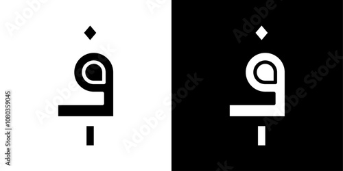Afghan afghani currency icon linear logo isolated