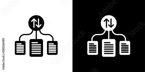 case priority icon linear logo isolated
