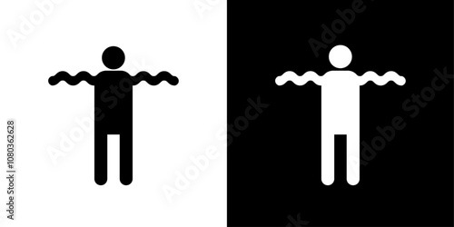 Flexibility icon linear logo isolated