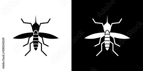 malaria icon linear logo isolated