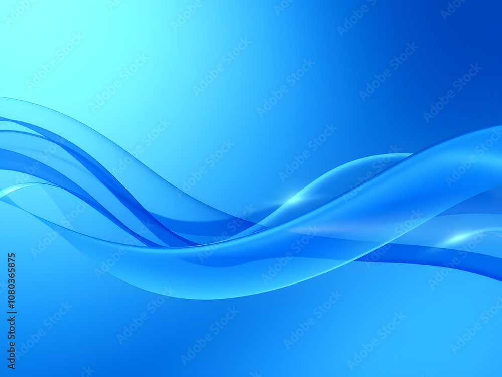 Blue abstract background with soft curves. swirling, blue wave with translucent ripples. Blue abstract background with soft curves. swirling, blue wave with translucent ripples.