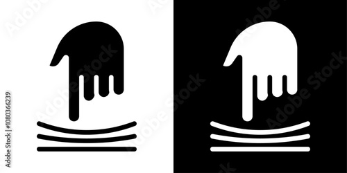 Resilience material icon linear logo isolated