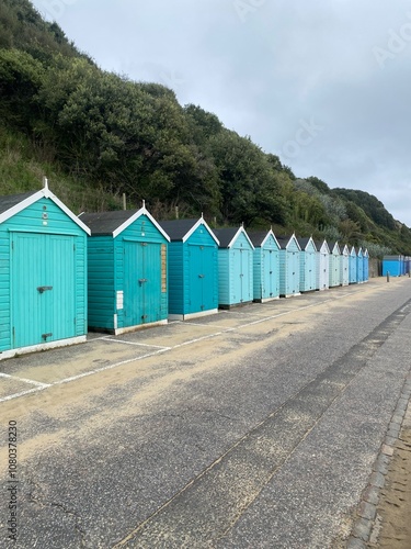 beach huts at the beach