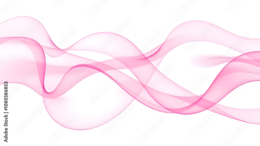 Abstract background pink line isolated on white background. generated by AI, abstract pink background Abstract background pink line isolated on white background. generated by AI, abstract pink background