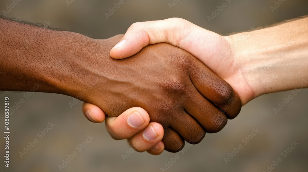 Close-up of a handshake symbolizing trust and collaboration in a professional environment Close-up of a handshake symbolizing trust and collaboration in a professional environment