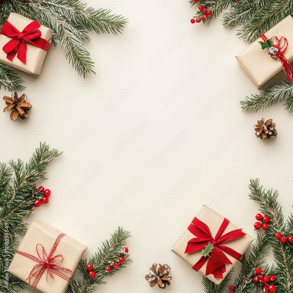 Christmas Greeting Card Design For Social Media, Generative AI Christmas Greeting Card Design For Social Media, Generative AI
