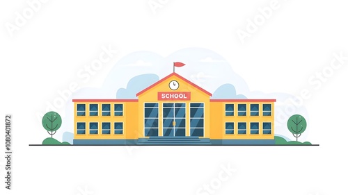 illustration of a School