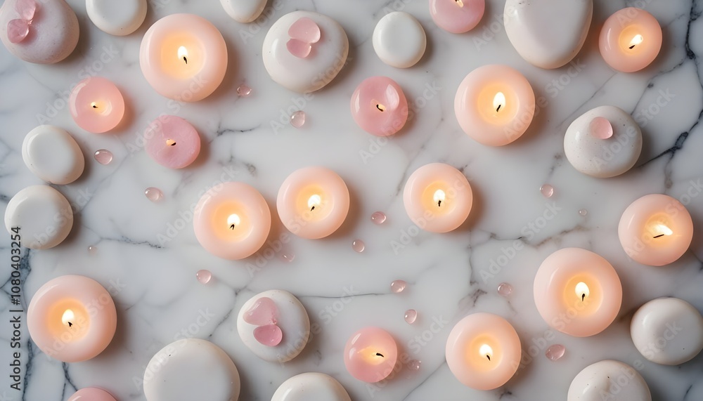 spa still life with candles spa still life with candles