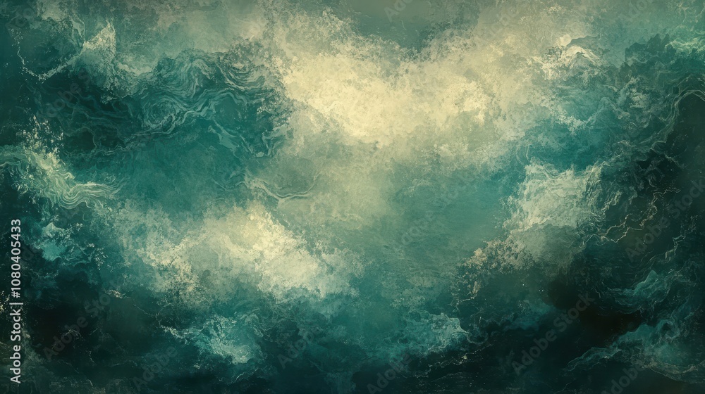 Organic boho wallpaper in muted green with liquid textures soft light background Organic boho wallpaper in muted green with liquid textures soft light background