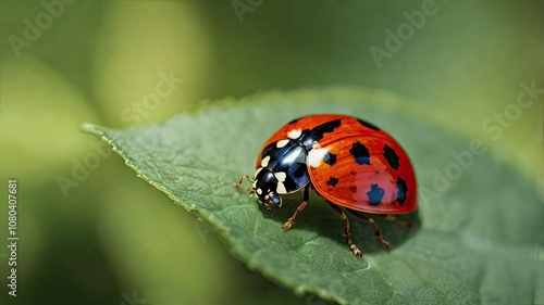 ladybug on leaf