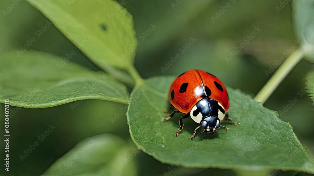 ladybug on a leaf ladybug on a leaf