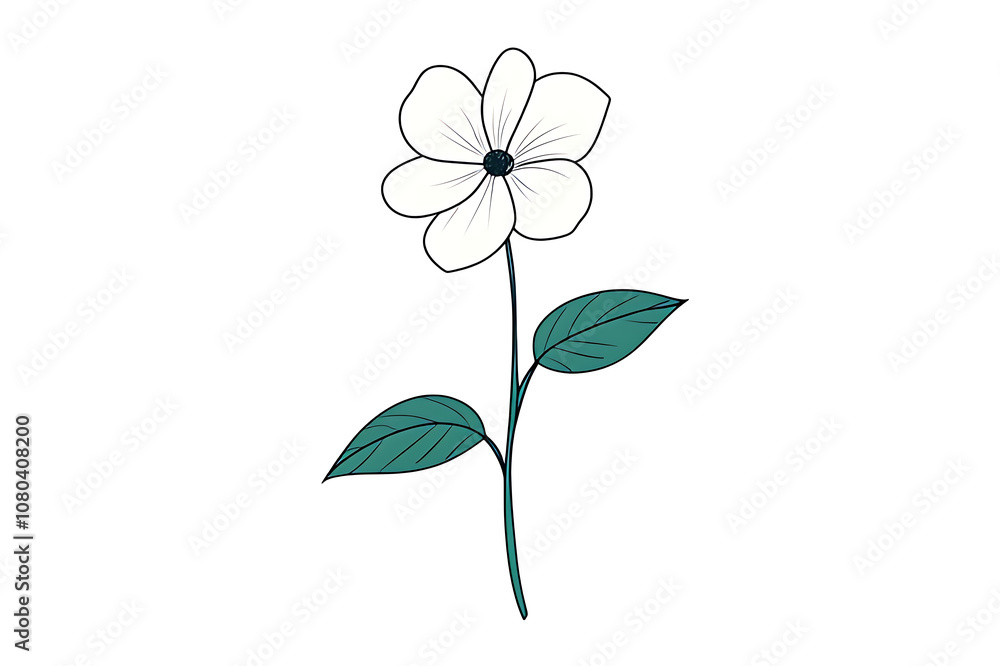 flower isolated on white background flower isolated on white background