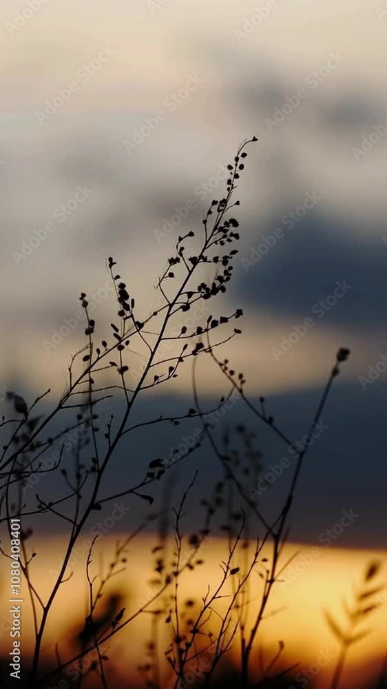 sunset over the lake