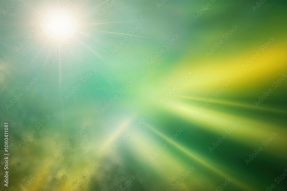 Stunning Ethereal Green Yellow Gradient Background with Radiant Glow and Soft Focus Texture Stunning Ethereal Green Yellow Gradient Background with Radiant Glow and Soft Focus Texture