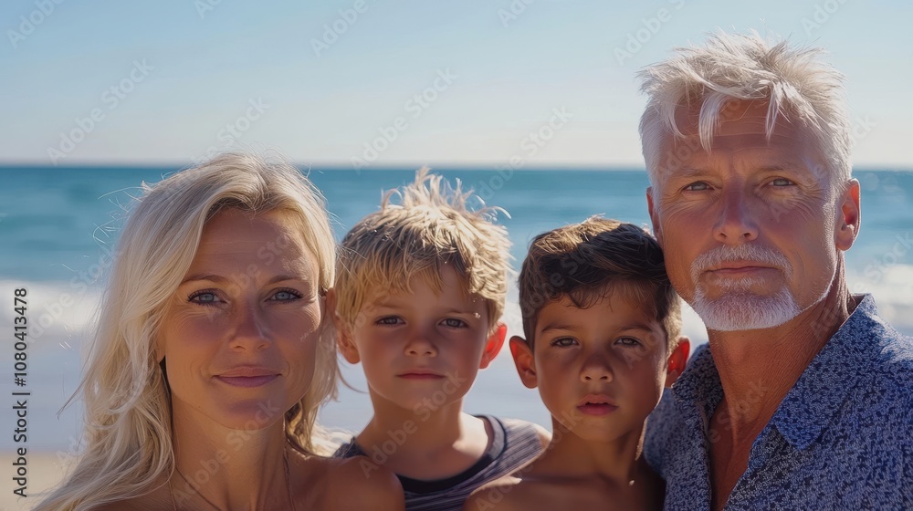 The Family at the Beach The Family at the Beach
